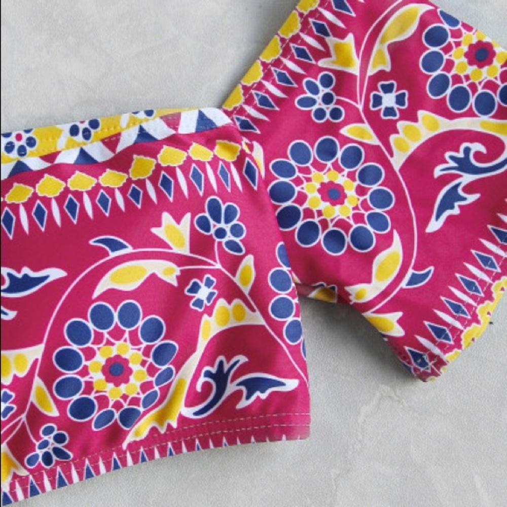 Bikini Floral Pink Yellow Print Size M NWOT - Picture 4 of 4